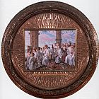 William Holman Hunt Paintings - May Morning on Magdalen Tower, Oxford by William Holman Hunt